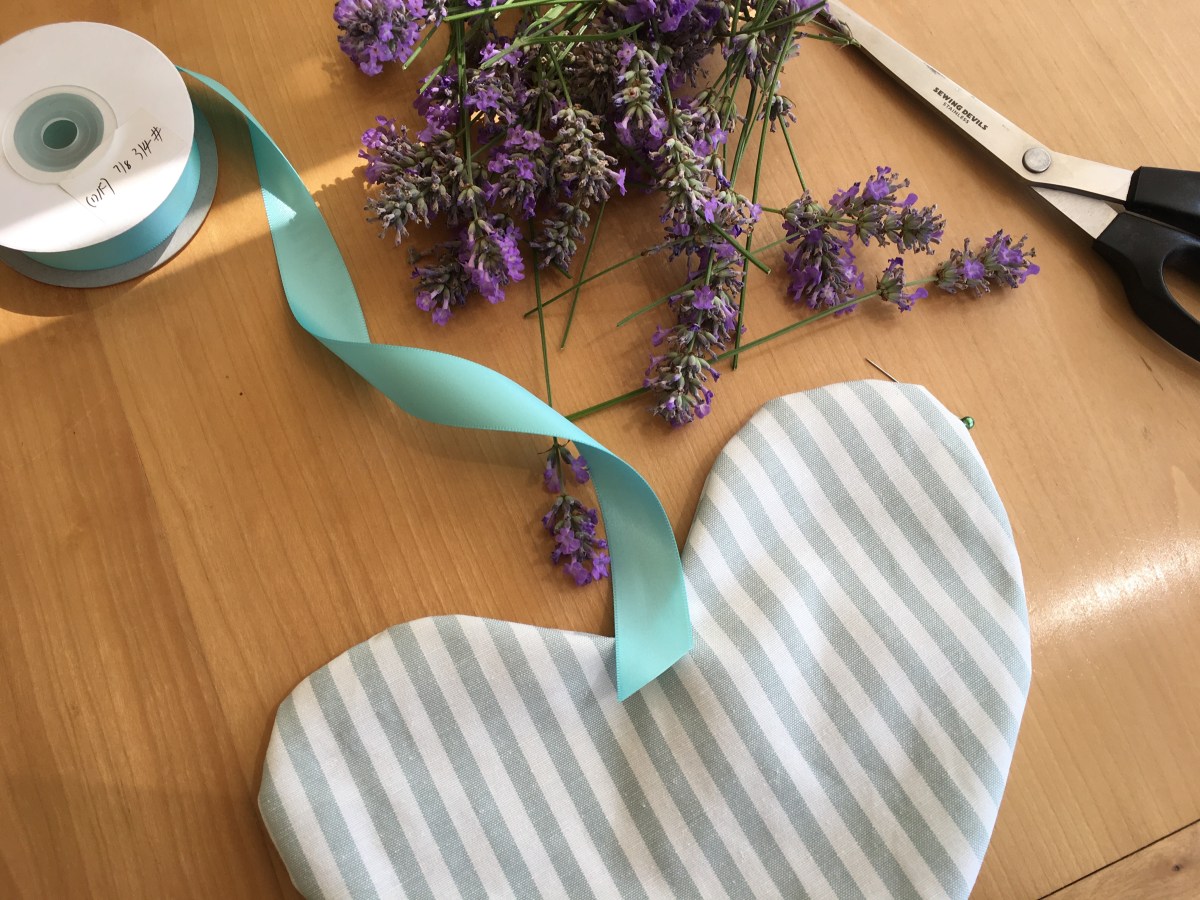 Making lavender bags