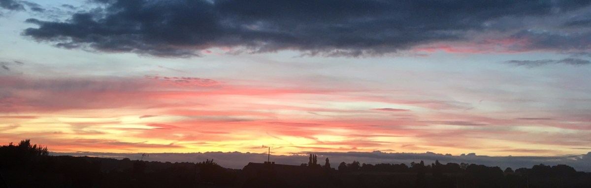 Sunset from Sky bedroom