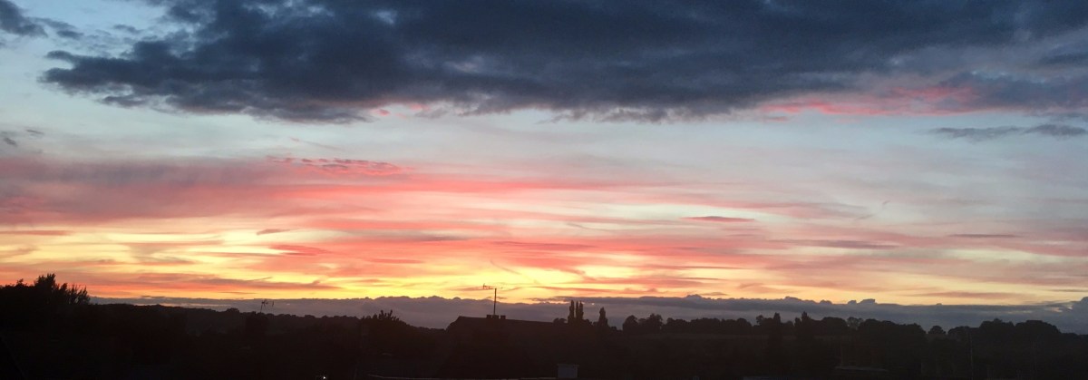 Sunset from Sky bedroom